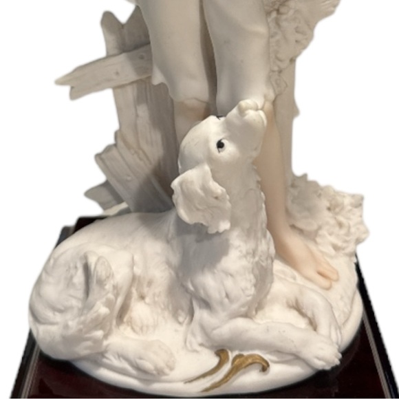 Signed Giuseppe Armani “Boy with Puppy Tenderness” 1988 Florence Italy - Picture 3 of 9